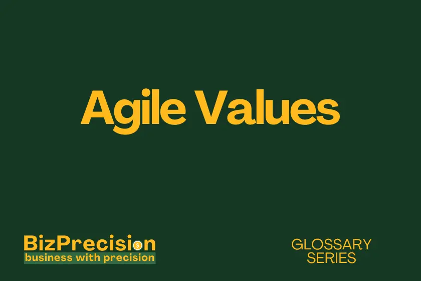 agile values business glossary