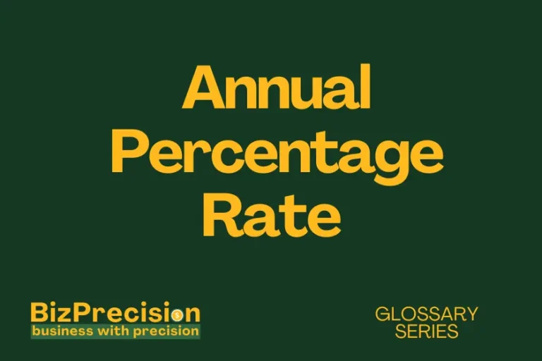 annual percentage rate business glossary