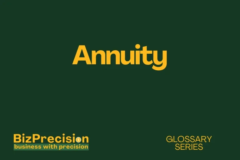 Annuity Business Glossary