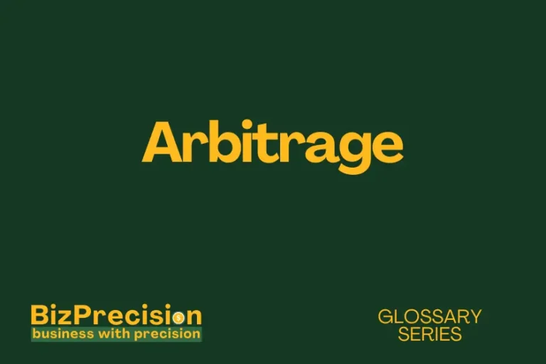 arbitrage business glossary