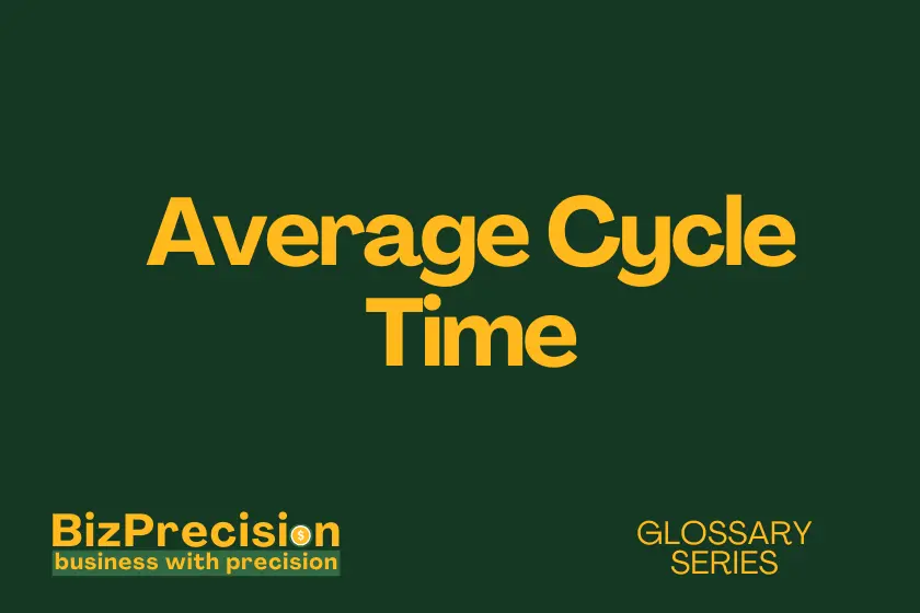 average cycle time glossary time