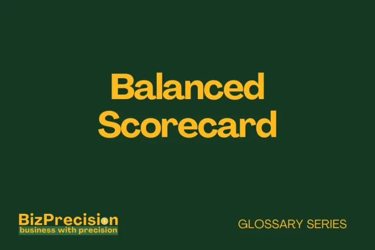 Balanced Scorecard Business Glossary