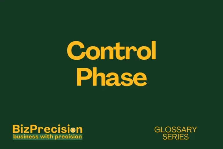 control phase business glossary