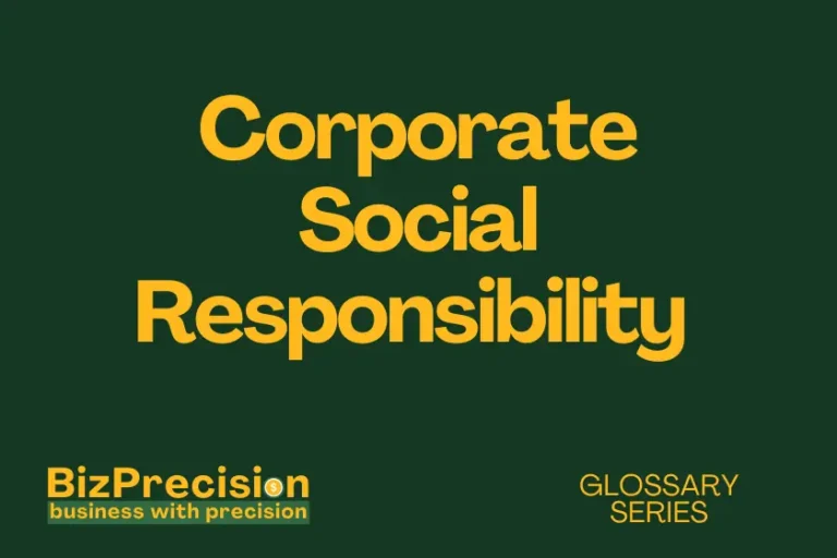 corporate social responsibility business glossary