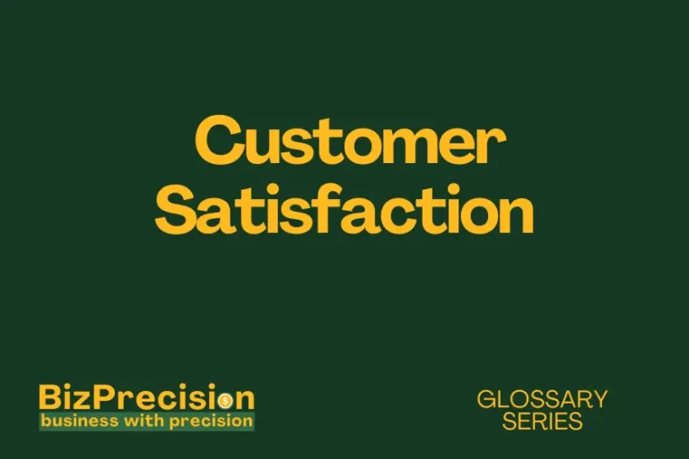 customer satisfaction business glossary